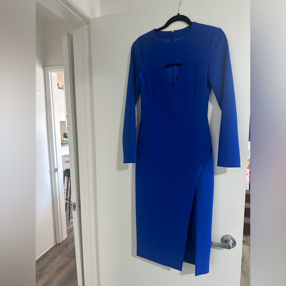 Christian Siriano couture blue dress! NEVER WORN